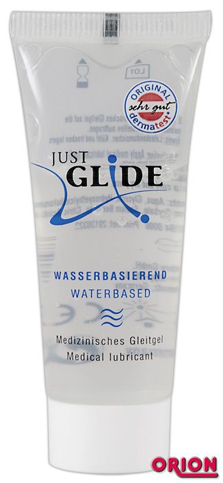 Вагинальная смазка на водной основе JUSTGLIDE - 20 мл. - Orion - купить с доставкой в Астрахани