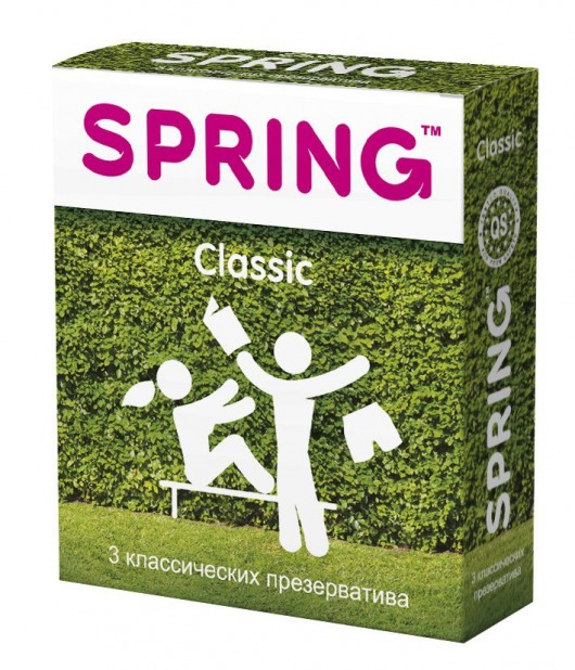 Классические презервативы SPRING CLASSIC - 3 шт. - SPRING - купить с доставкой в Астрахани