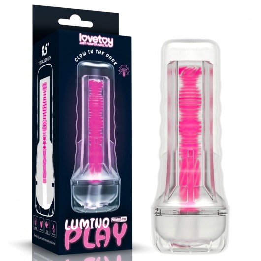 Светящийся в темноте мастурбатор 8.5 Lumino Play Masturbator - Lovetoy - в Астрахани купить с доставкой