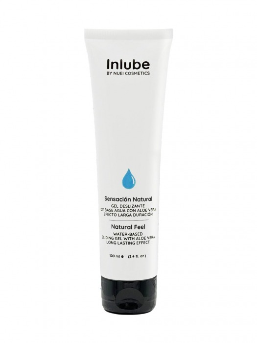 Интимный лубрикант с алоэ вера Inlube Natural Feel - 100 мл. - Nuei cosmetics - купить с доставкой в Астрахани