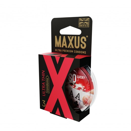 Ультратонкие презервативы MAXUS AIR Ultra Thin - 3 шт. - Maxus - купить с доставкой в Астрахани