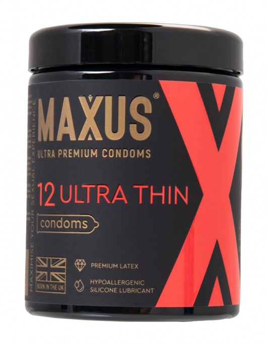 Ультратонкие презервативы MAXUS Ultra Thin - 12 шт. - Maxus - купить с доставкой в Астрахани