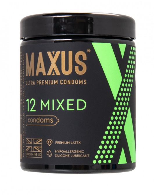 Презервативы MAXUS Mixed - 12 шт. - Maxus - купить с доставкой в Астрахани