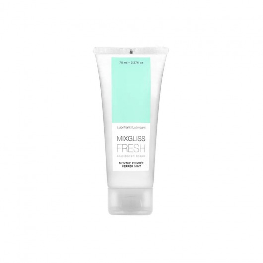 Лубрикант с охлаждающим эффектом Mixgliss Fresh Pepper Mint - 70 мл. - Strap-on-me - купить с доставкой в Астрахани