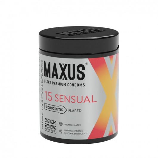 Анатомические презервативы MAXUS Sensual - 15 шт. - Maxus - купить с доставкой в Астрахани