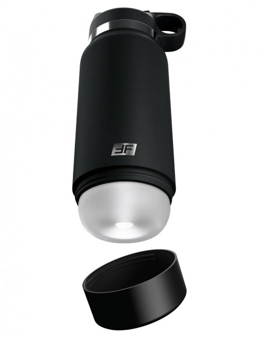 Черный мастурбатор в виде бутылки Fap Flask - Pipedream - в Астрахани купить с доставкой