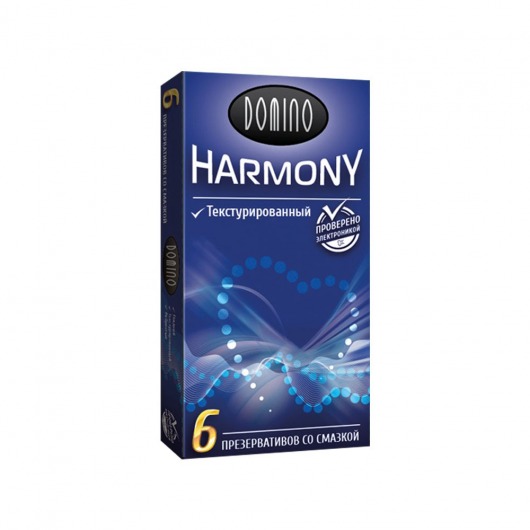 Текстурированные презервативы Domino Harmony - 6 шт. - Domino - купить с доставкой в Астрахани