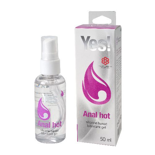 Согревающая силиконовая гель-смазка Yes Anal hot - 50 мл. - Sitabella - купить с доставкой в Астрахани