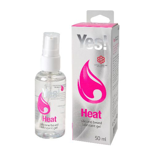 Возбуждающая силиконовая вагинальная смазка Yes Heat - 50 мл. - Sitabella - купить с доставкой в Астрахани