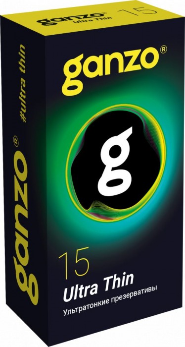 Прозрачные ультратонкие презервативы Ganzo Ultra thin - 15 шт. - Ganzo - купить с доставкой в Астрахани