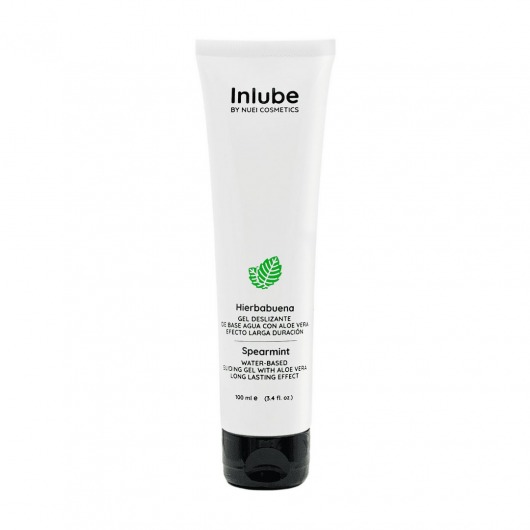 Водный лубрикант Nuei Inlube с алоэ вера и ароматом мяты - 100 мл. - Nuei cosmetics - купить с доставкой в Астрахани