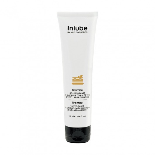 Водный лубрикант Nuei Inlube с алоэ вера и ароматом тирамису - 100 мл. - Nuei cosmetics - купить с доставкой в Астрахани