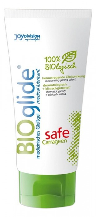 Гель-лубрикант на водной основе BIOglide safe Carrageen - 100 мл. - Joy Division - купить с доставкой в Астрахани