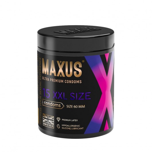 Презервативы увеличенного размера Maxus XXL - 15 шт. - Maxus - купить с доставкой в Астрахани