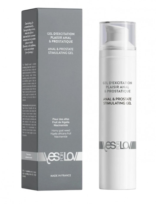 Стимулирующий анальный гель Anal   Prostate Stimulating Gel - 50 мл. - YESforLOV - купить с доставкой в Астрахани