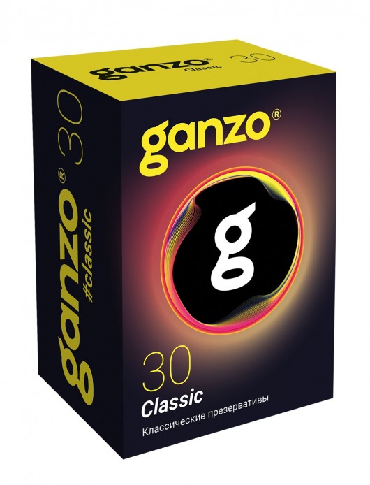 Классические презервативы с обильной смазкой Ganzo Classic - 30 шт. - Ganzo - купить с доставкой в Астрахани