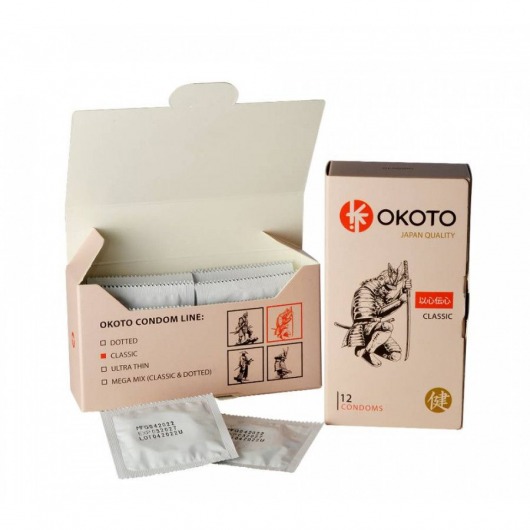 Презервативы OKOTO Classic - 12 шт. - Sitabella - купить с доставкой в Астрахани