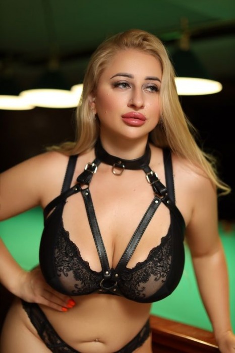 Черная кожаная сбруя с ошейником plus size из нежной кожи - БДСМ Арсенал - купить с доставкой в Астрахани