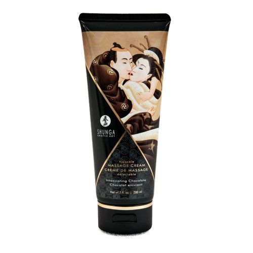 Массажный крем для тела с ароматом шоколада Intoxicating Chocolate - 200 мл. - Shunga - купить с доставкой в Астрахани