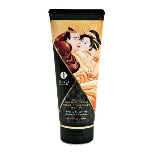 Массажный крем для тела с ароматом миндаля Almond Sweetness - 200 мл. - Shunga - купить с доставкой в Астрахани