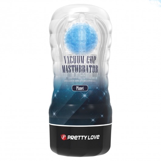 Прозрачный текстурированный мастурбатор Vacuum Cup Masturbator Planet - Baile - в Астрахани купить с доставкой