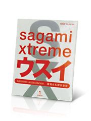 Ультратонкий презерватив Sagami Xtreme SUPERTHIN - 1 шт. - Sagami - купить с доставкой в Астрахани