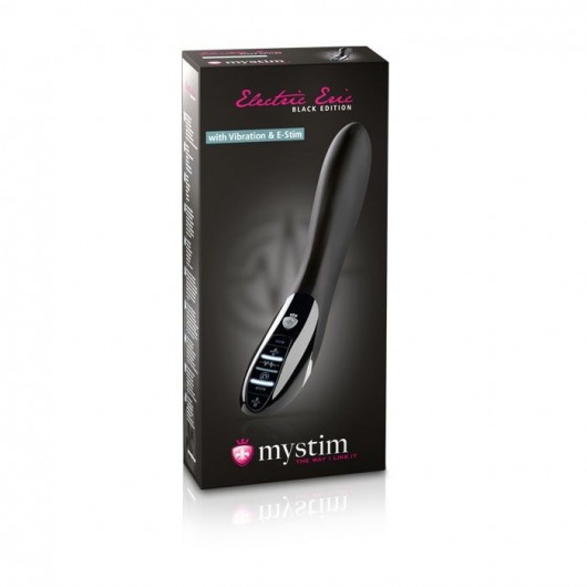 Черный вибратор с миостимуляцией Mystim Electric Eric Black Edition - 27 см. - MyStim - купить с доставкой в Астрахани