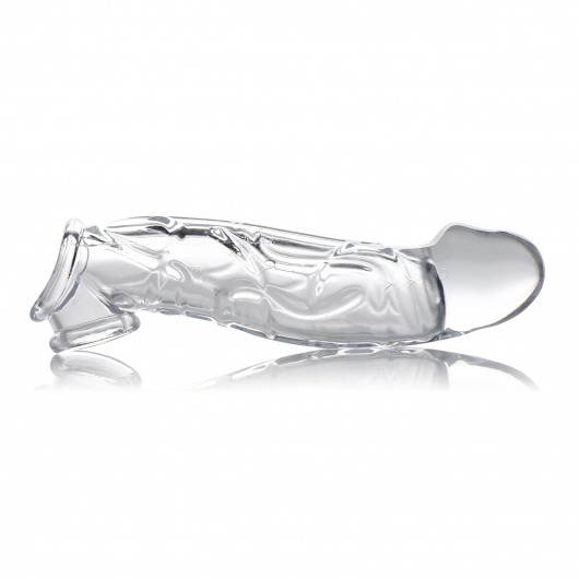 Прозрачная насадка для увеличения члена 2 Inch Clear Extender Sleeve - XR Brands - в Астрахани купить с доставкой