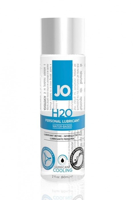 Охлаждающий лубрикант на водной основе JO Personal Lubricant H2O COOLING - 60 мл. - System JO - купить с доставкой в Астрахани