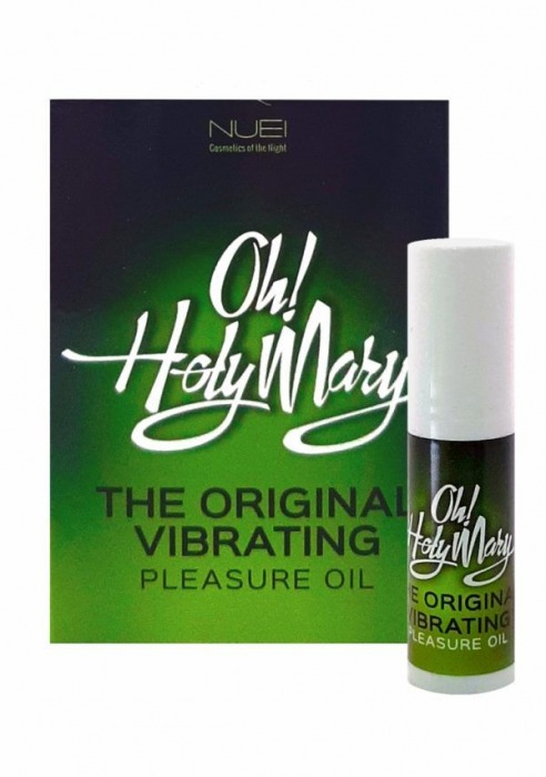 Масло унисекс с эффектом вибрации Oh! Holy Mary - 6 мл. - Nuei cosmetics - купить с доставкой в Астрахани