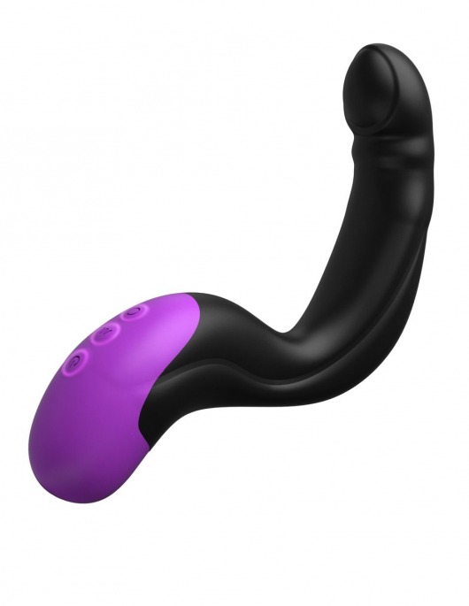 Черно-фиолетовый вибромассажёр простаты Hyper-Pulse P-Spot Massager - Pipedream - в Астрахани купить с доставкой