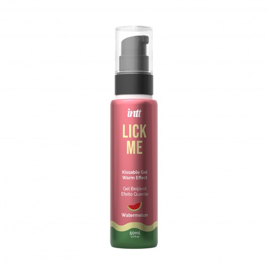 Гель Lick Me с согревающим эффектом и ароматом арбуза - 50 мл. - INTT - купить с доставкой в Астрахани