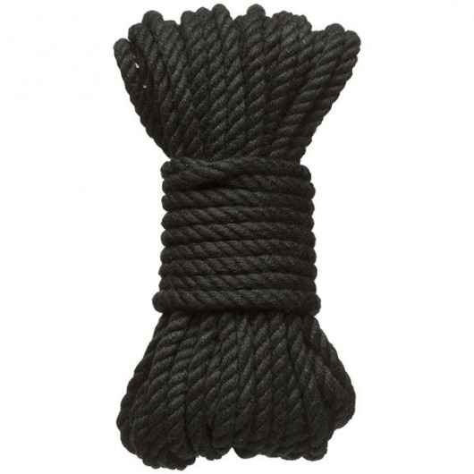 Черная верёвка для связывания и фиксации Bind Tie - 9,14 м. - Doc Johnson - купить с доставкой в Астрахани