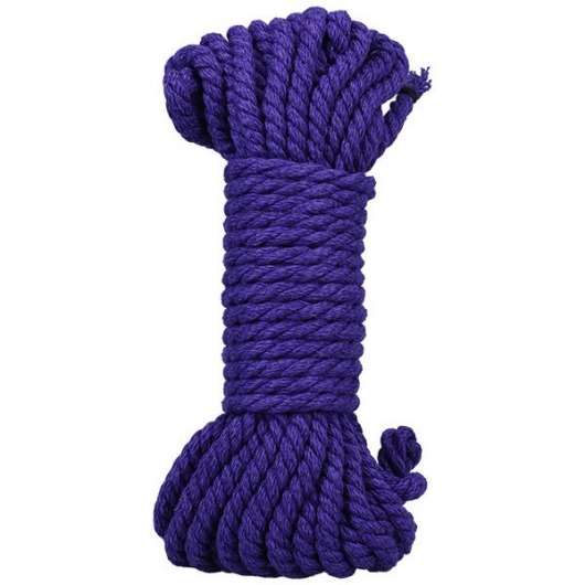Фиолетовая верёвка для связывания и фиксации Bind Tie - 9,14 м. - Doc Johnson - купить с доставкой в Астрахани