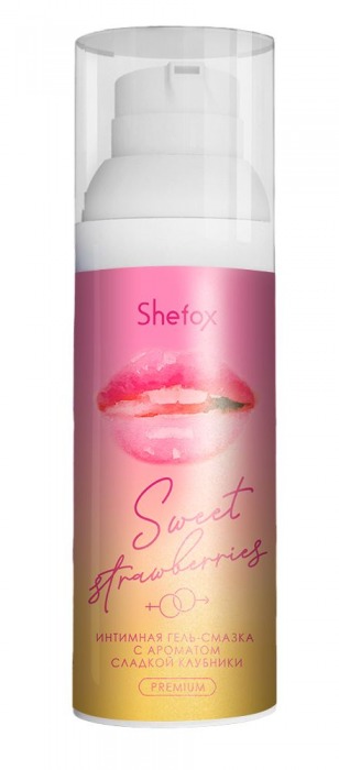 Интимная гель-смазка Shefox Premium «Сладкая клубника» - 50 мл. - Shefox - купить с доставкой в Астрахани