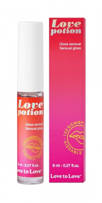 Возбуждающий блеск для губ Love Potion - 8 мл. - Love to Love - купить с доставкой в Астрахани
