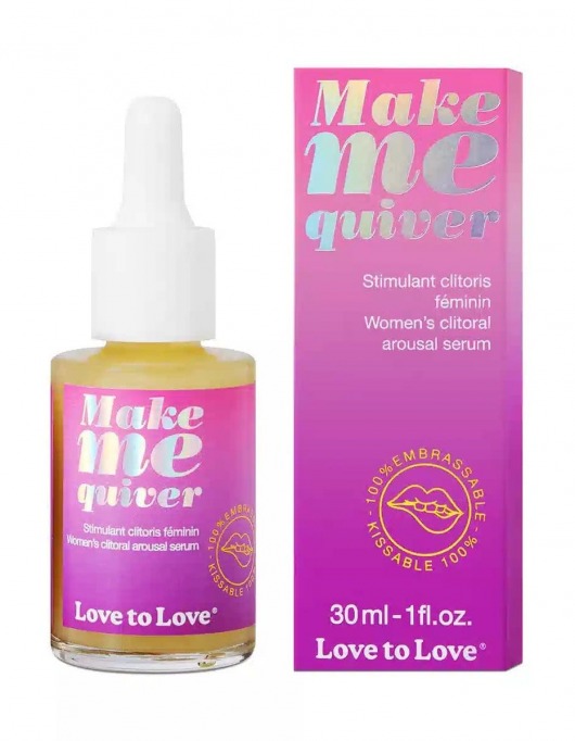 Возбуждающие капли для клитора Make Me Quiver - 30 мл. - Love to Love - купить с доставкой в Астрахани