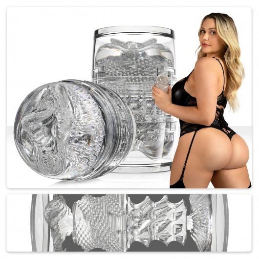 Прозрачный двусторонний мастурбатор Fleshlight Quickshot Mia Malkova - Fleshlight - в Астрахани купить с доставкой