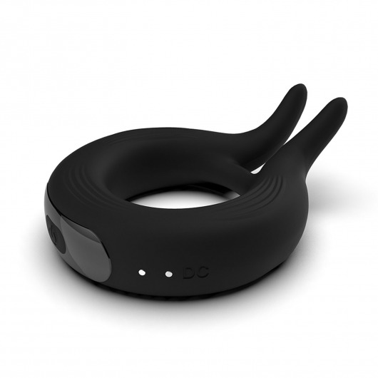 Черное эрекционное кольцо Marry Me Rechargeable Vibrating Cockring - Adrien Lastic - в Астрахани купить с доставкой