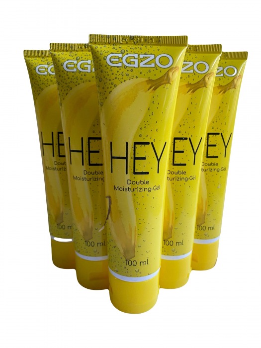 Набор из 5 анальных лубрикантов на водной основе Egzo Hey (по 100 мл.) - EGZO - купить с доставкой в Астрахани