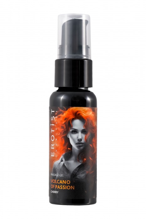 Гель с эффектом вибрации Volcano Of Passion со вкусом вишни - 25 мл. - Erotist Lubricants - купить с доставкой в Астрахани