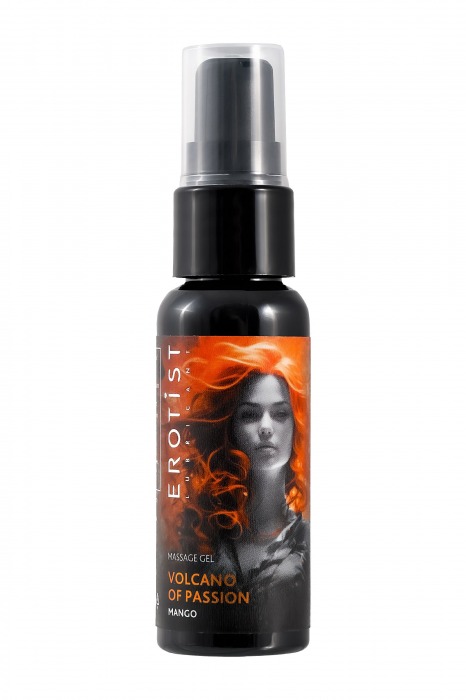 Гель с эффектом вибрации Volcano Of Passion со вкусом манго - 25 мл. - Erotist Lubricants - купить с доставкой в Астрахани