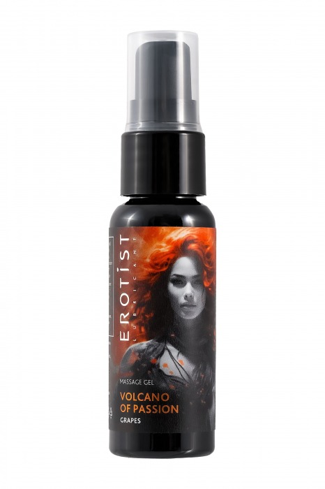 Гель с эффектом вибрации Volcano Of Passion со вкусом винограда - 25 мл. - Erotist Lubricants - купить с доставкой в Астрахани