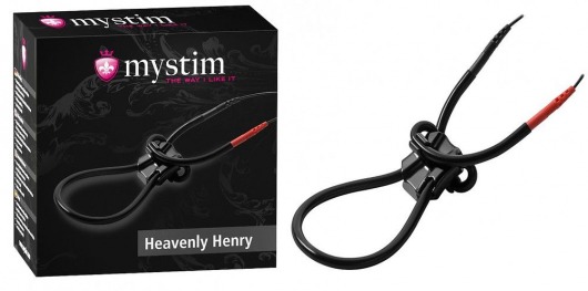Эрекционное лассо для электростимуляции HEAVENLY HENRY - MyStim - купить с доставкой в Астрахани