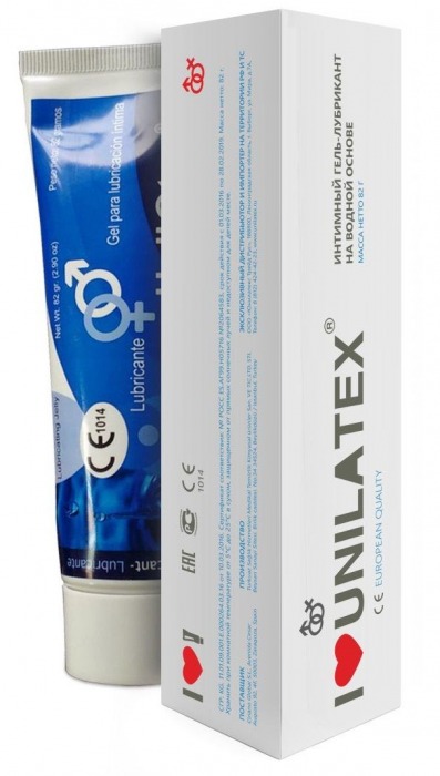 Лубрикант на водной основе Unilatex Gel - 80 мл. - Unilatex - купить с доставкой в Астрахани