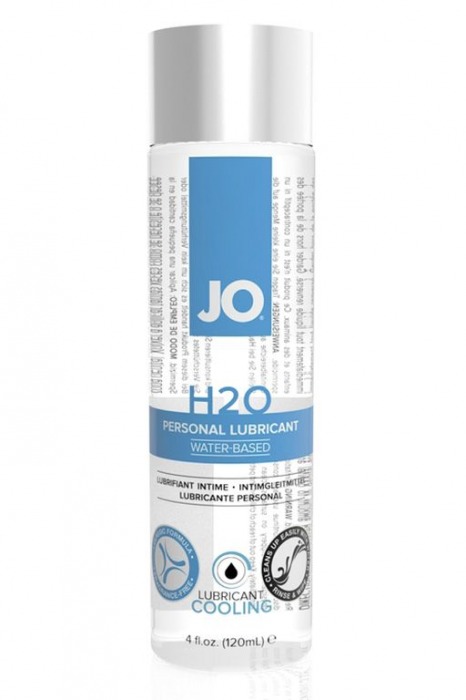 Охлаждающий лубрикант на водной основе JO Personal Lubricant H2O COOLING - 120 мл. - System JO - купить с доставкой в Астрахани