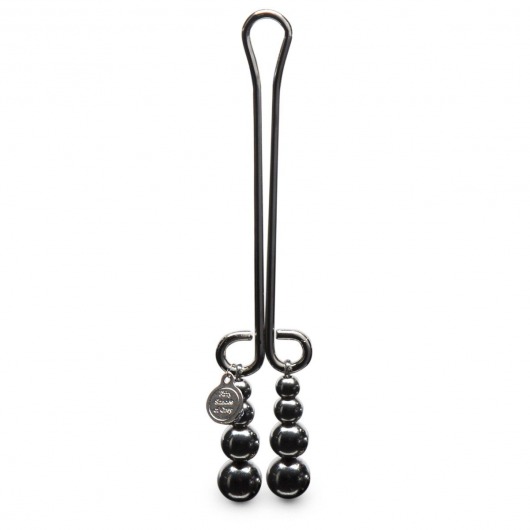 Зажим для клитора с бусинами Just Sensation Beaded Clitoral Clamp - Fifty Shades of Grey - купить с доставкой в Астрахани