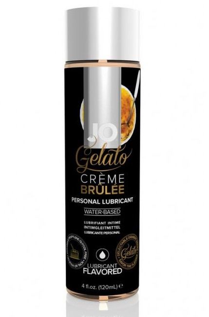 Лубрикант с ароматом крем-брюле JO GELATO CREME BRULEE - 120 мл. - System JO - купить с доставкой в Астрахани