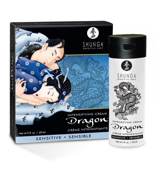 Интимный мужской крем SHUNGA DRAGON SENSITIVE - 60 мл. - Shunga - купить с доставкой в Астрахани