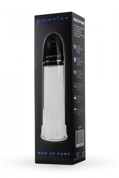 Автоматическая вакуумная помпа Man up pump - Erotist Adult Toys - в Астрахани купить с доставкой